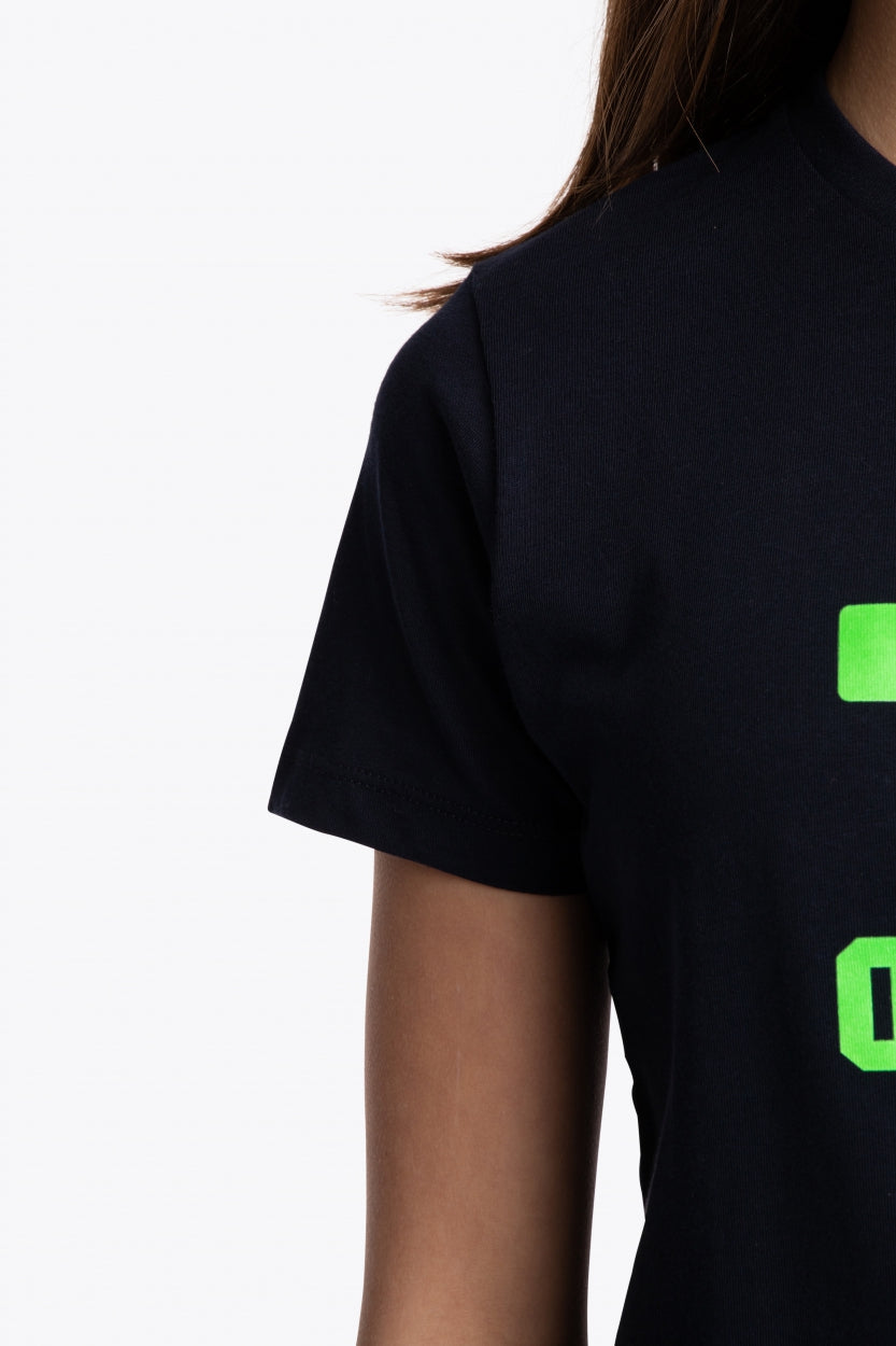 Osaka Kids Tee Green Star | Navy