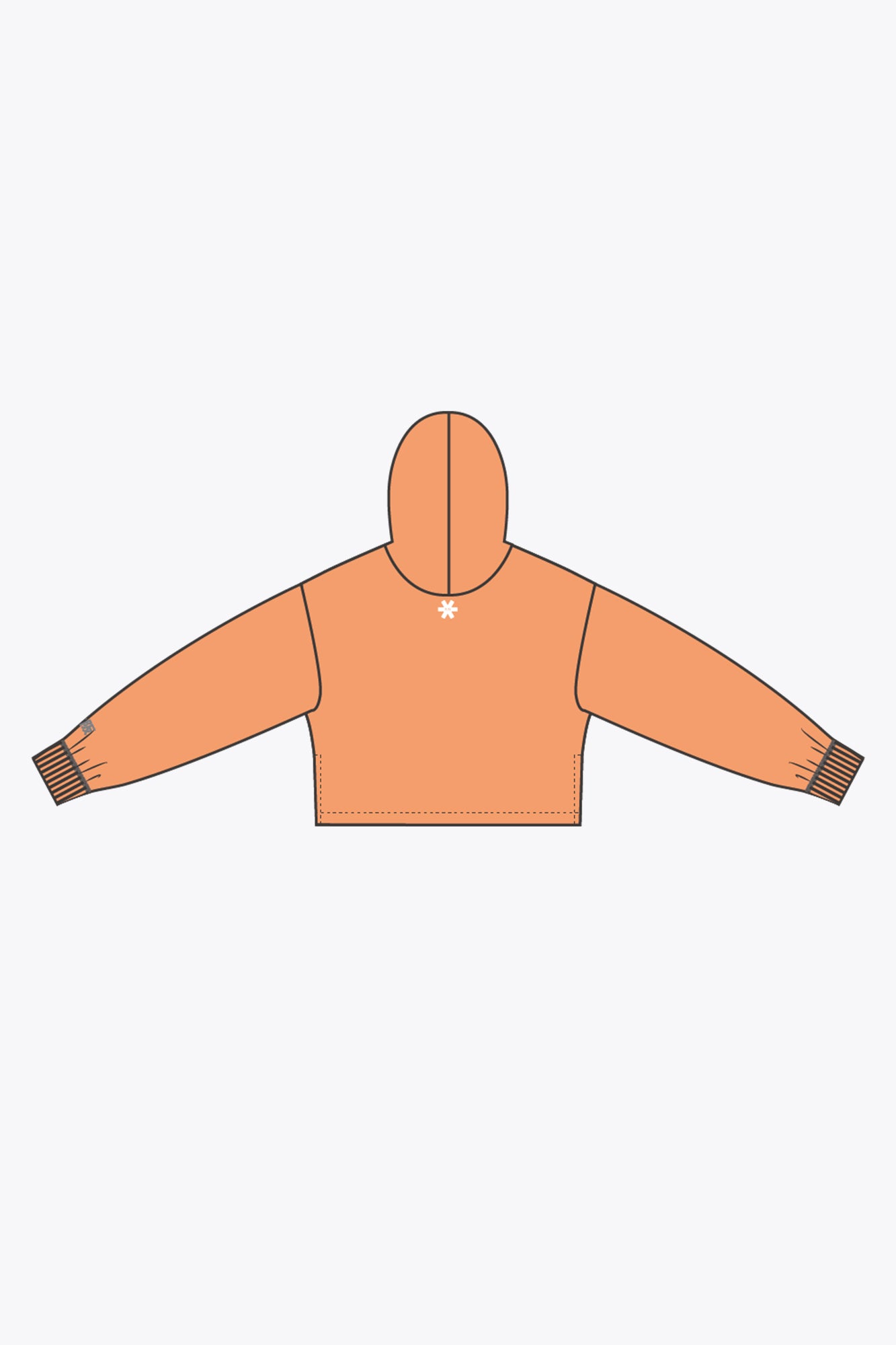 Osaka Women Cropped Hoodie - Logo | True Orange