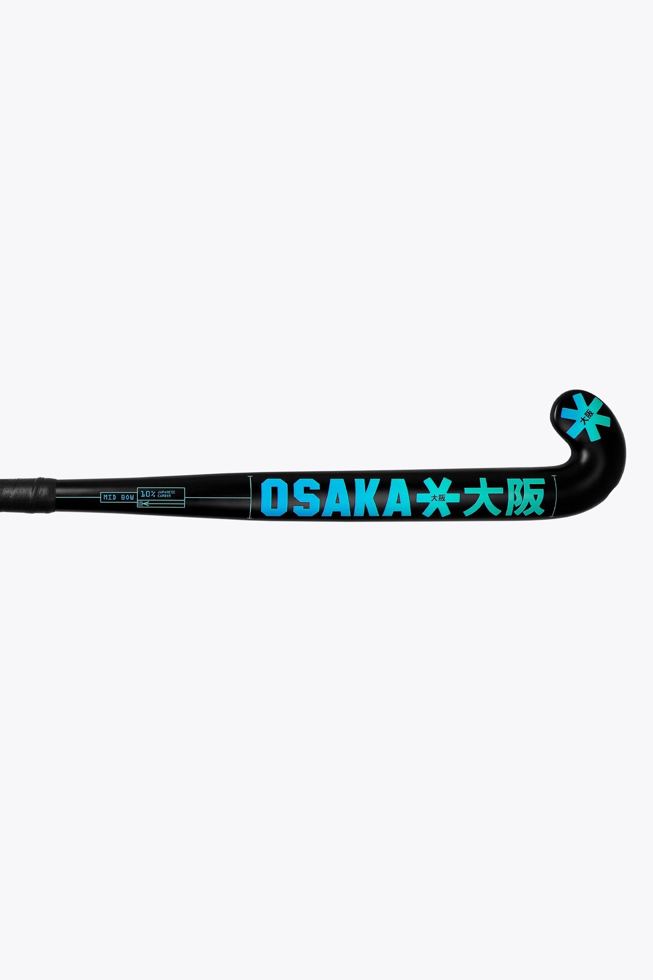 Osaka Field Hockey Stick Mid Bow 10 | Electric Blue-Aquatic Awe