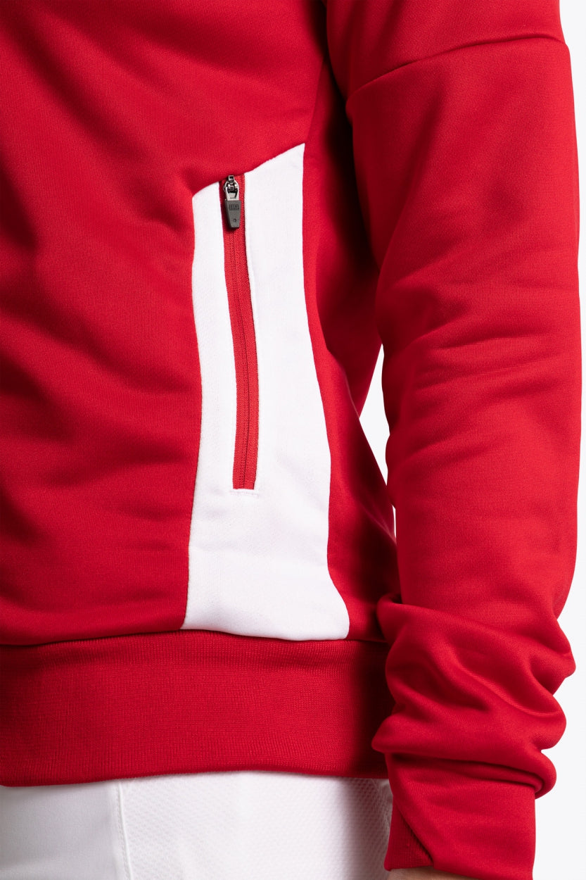 Osaka Women Training Zip Hoodie | Red