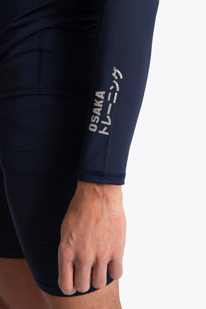 Osaka Men Baselayer Top | Navy
