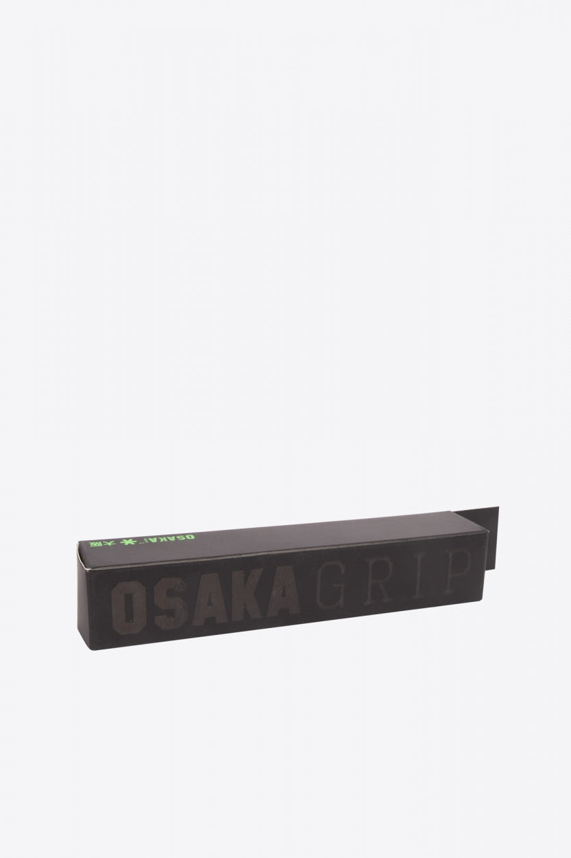 Osaka buffed grey soft touch grip. packaging
