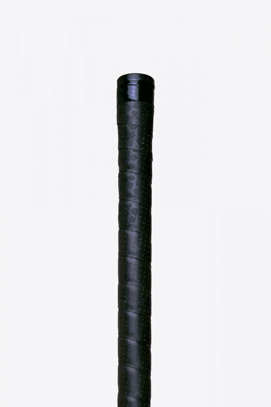 Osaka perforated black soft touch grip. on stick