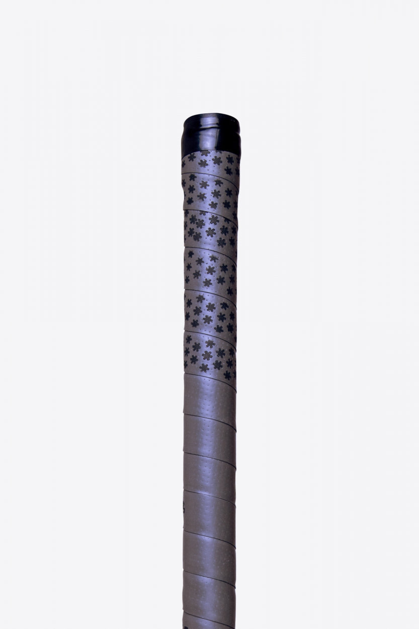 Osaka soft touch grip perforated grey on stick