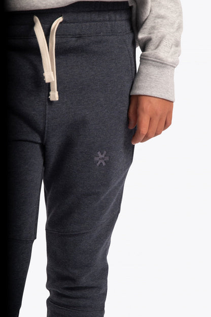 Osaka kids sweatpants grey. Detail view front