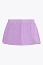 Osaka women ball skort in light purple with logo in grey. Front flatlay view