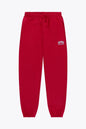 Osaka women sweatpants in red with logo in white. Front flatlay view