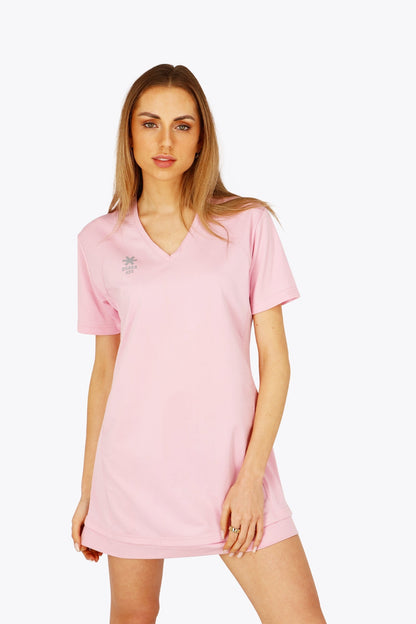 Osaka Women V-Neck Tech Dress | Fondant Pink