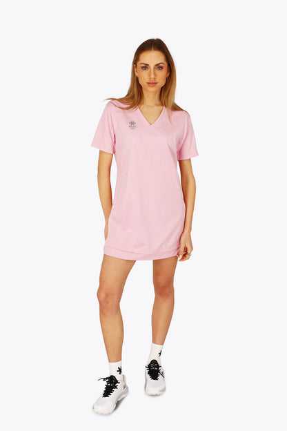 Osaka Women V-Neck Tech Dress | Fondant Pink