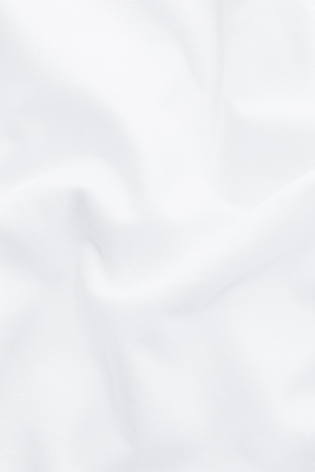 Osaka women v-neck cropped sweater white with logo in red. Detail fabric view