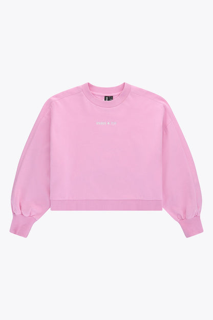 Osaka Women Cropped Sweater | Begonia Pink
