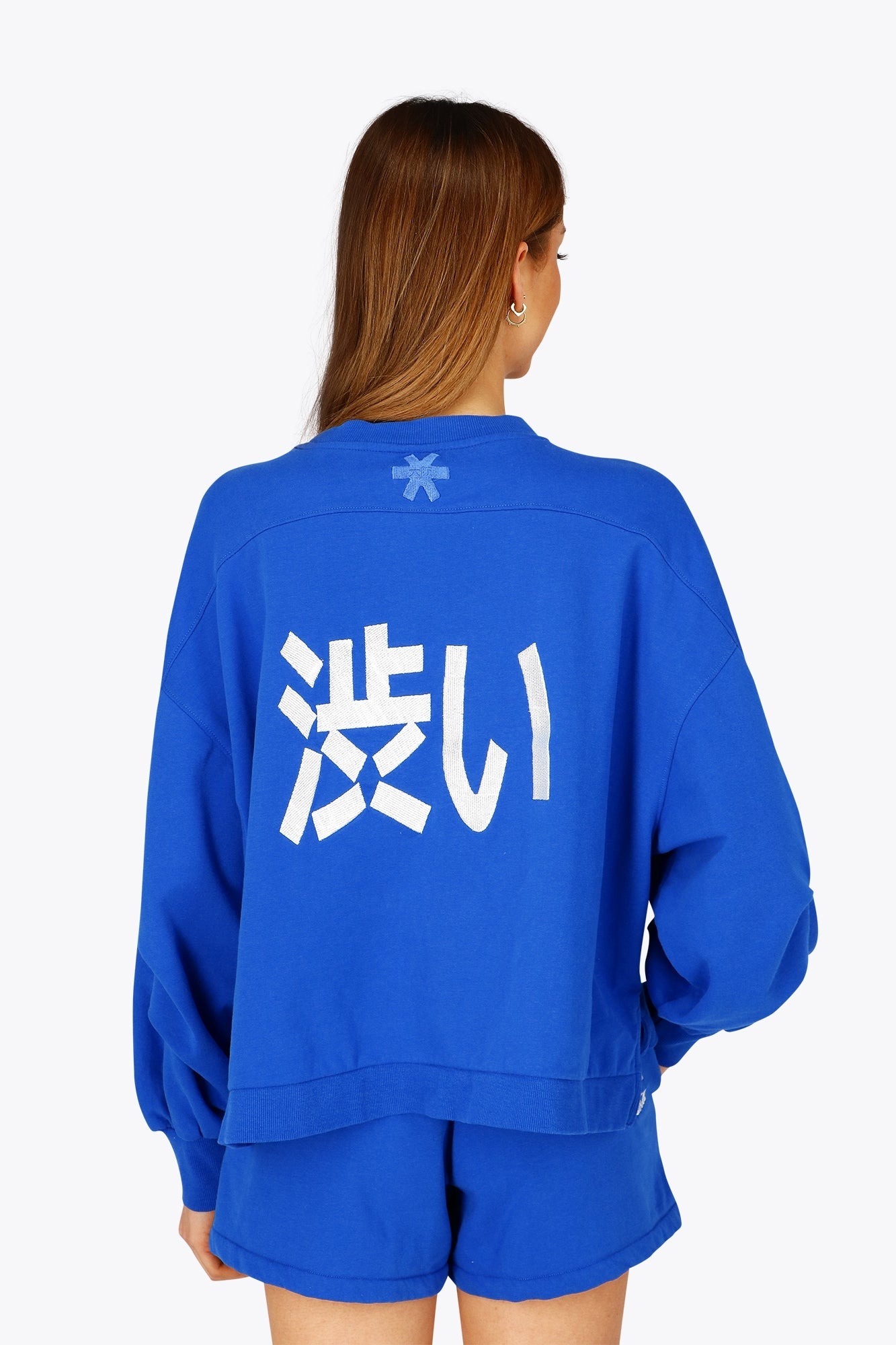 Osaka Women Cropped Sweater | Princess Blue