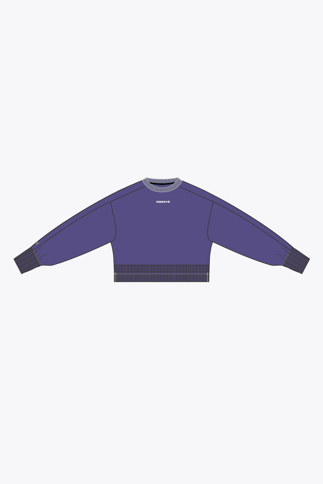 Osaka Women Cropped Sweater | Future Dusk