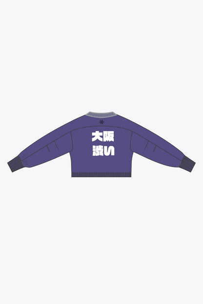 Osaka Women Cropped Sweater | Future Dusk