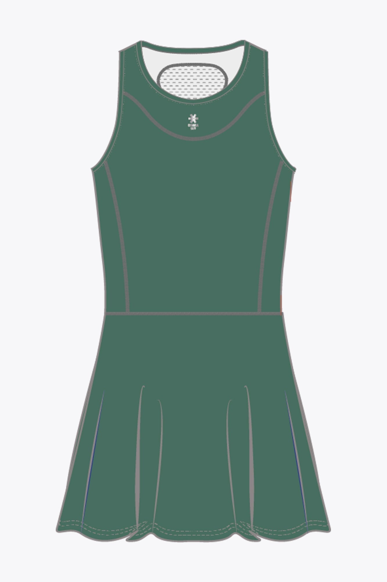 Osaka Women Floucy Dress | Bayou Green