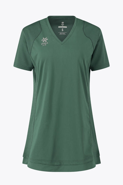 Osaka Women V-Neck Tech Dress | Bayou Green