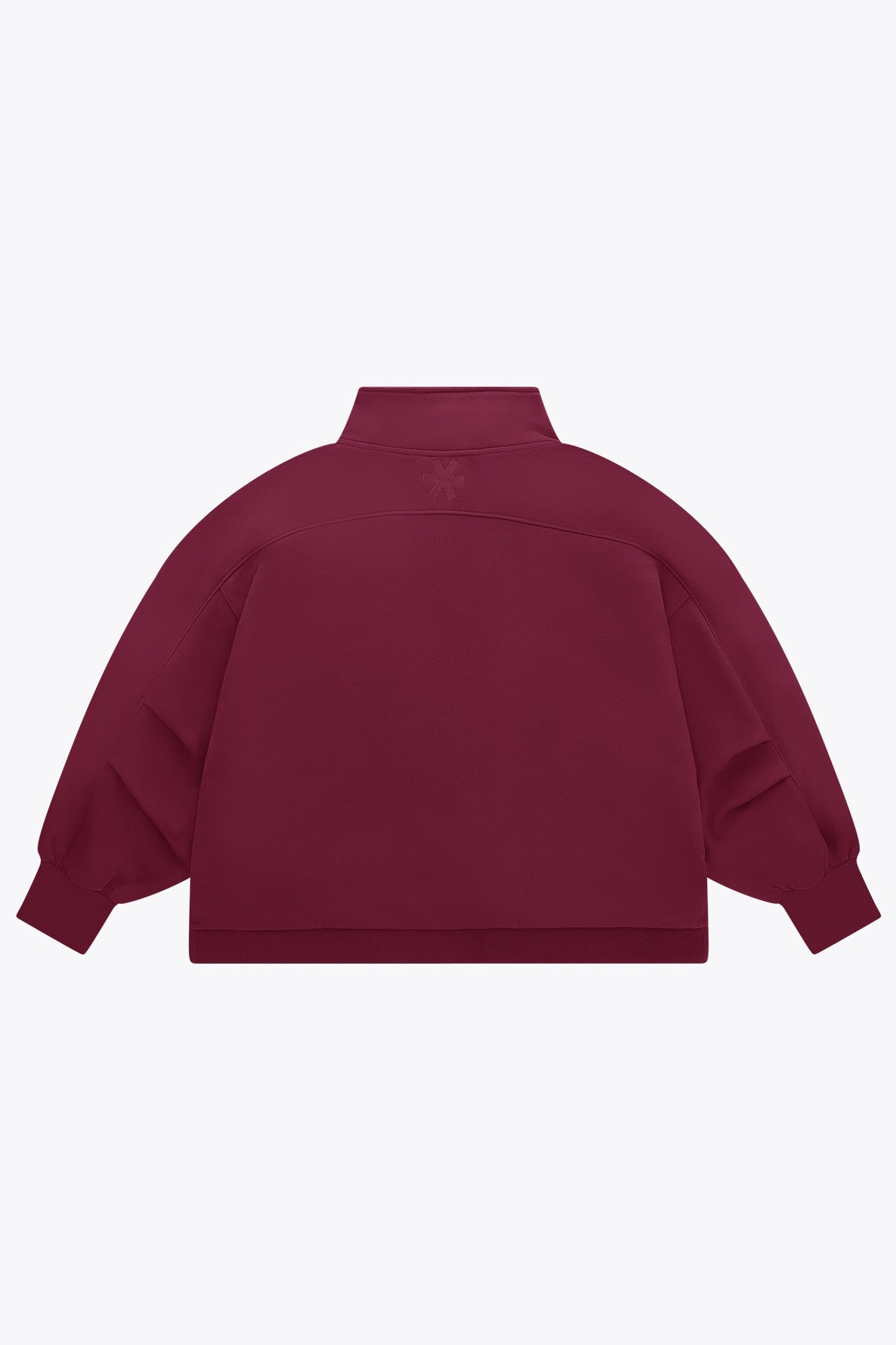 Osaka Women Cropped Half Zip Sweater | Cherry Lacquer
