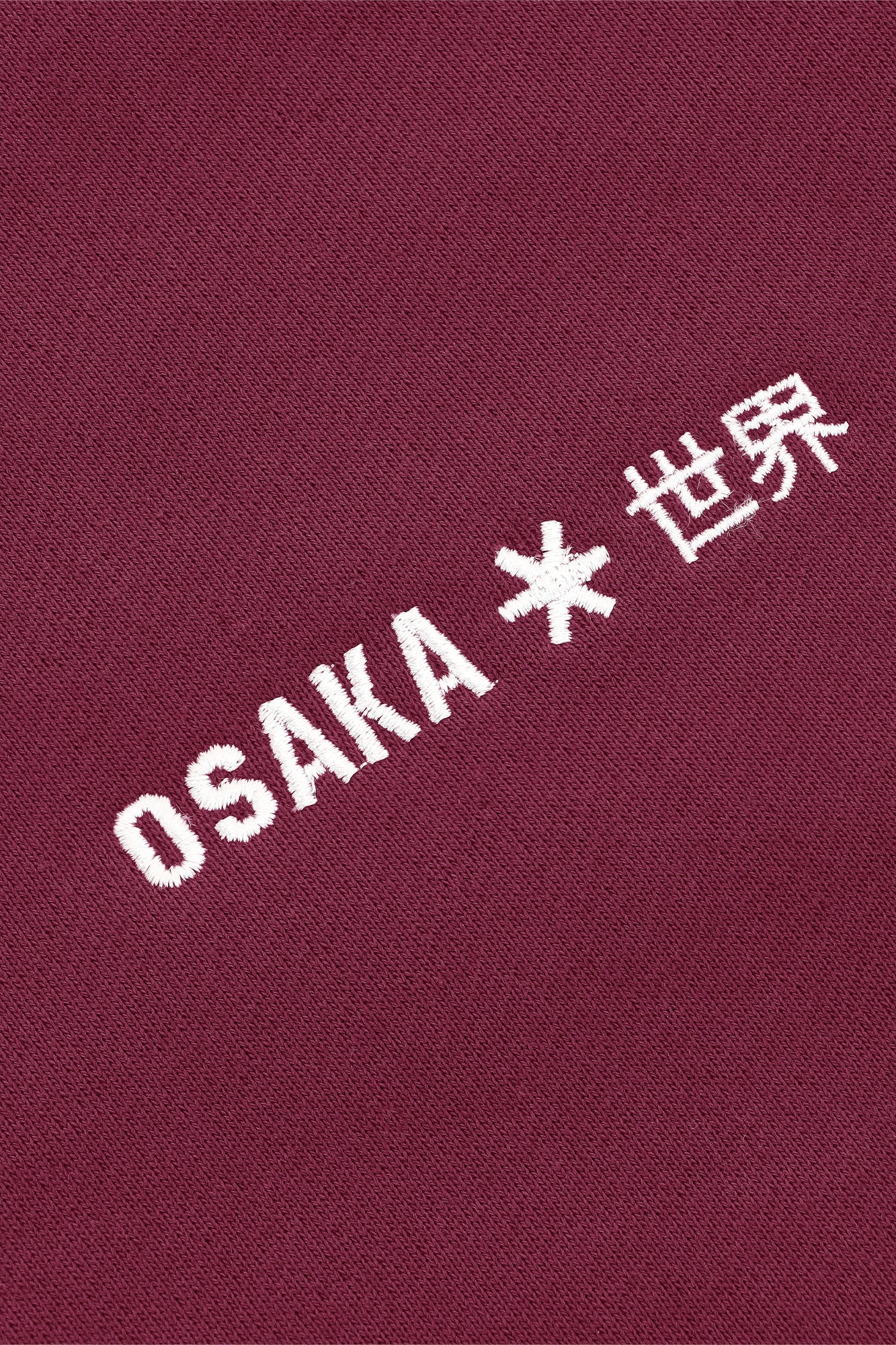 Osaka Women Cropped Half Zip Sweater | Cherry Lacquer