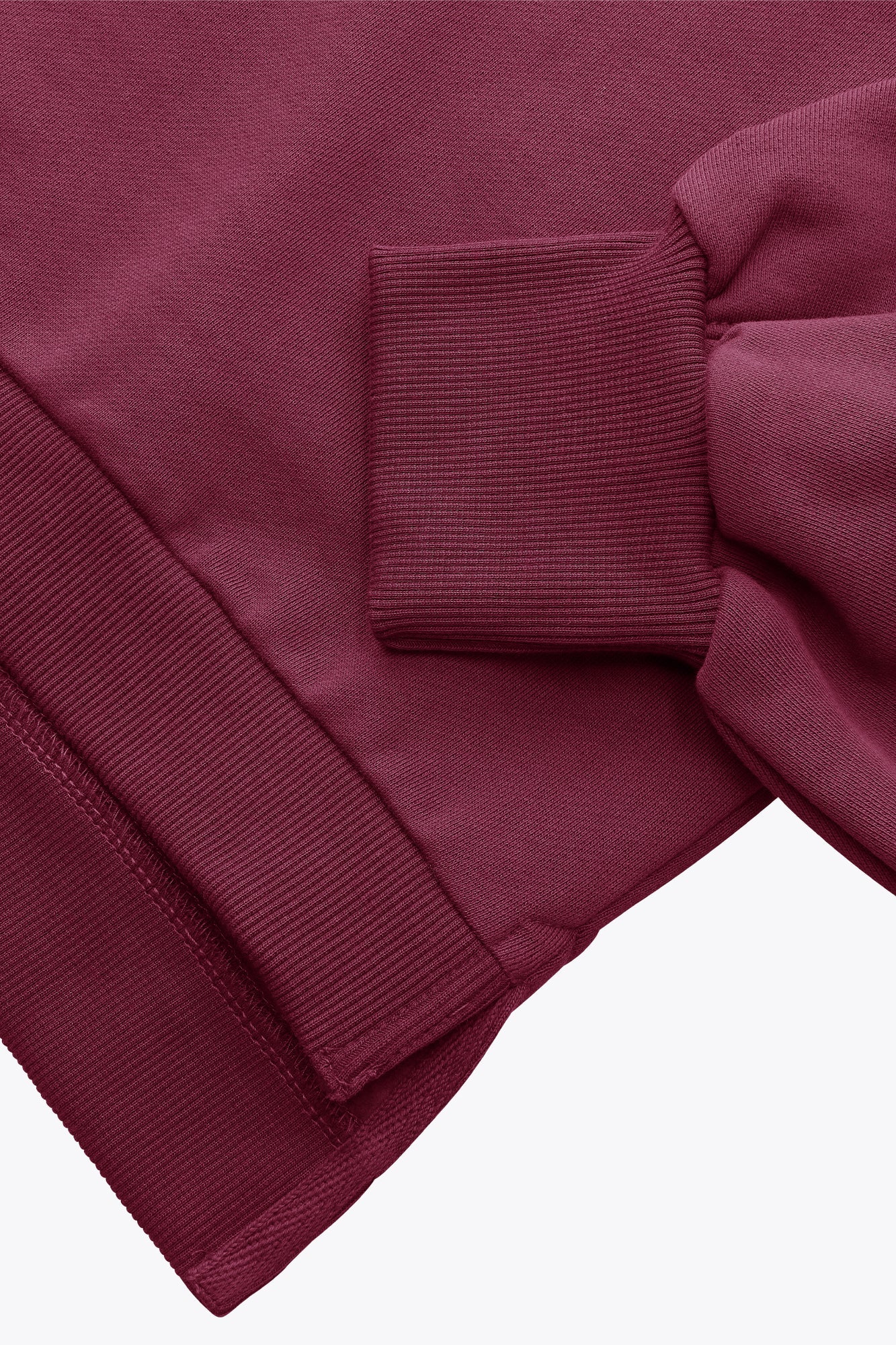 Osaka Women Cropped Half Zip Sweater | Cherry Lacquer