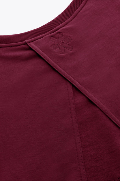 Osaka Women Crossed Back Sweater | Cherry Lacquer