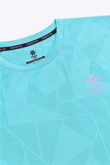 Osaka Men Training Tee Mesh | Aquatic Blue