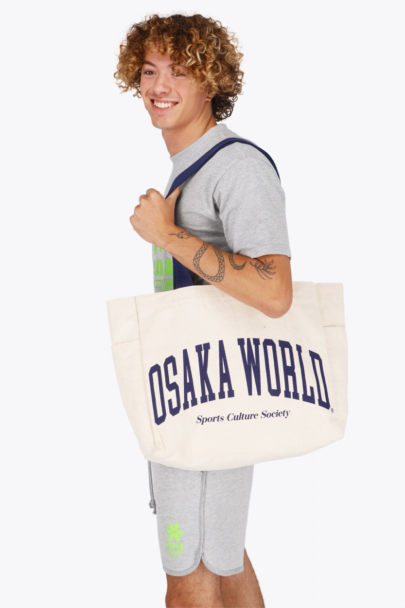 Osaka Cotton Tote Bag | Natural Raw