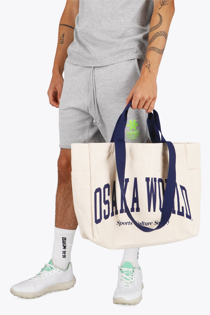 Osaka Cotton Tote Bag | Natural Raw