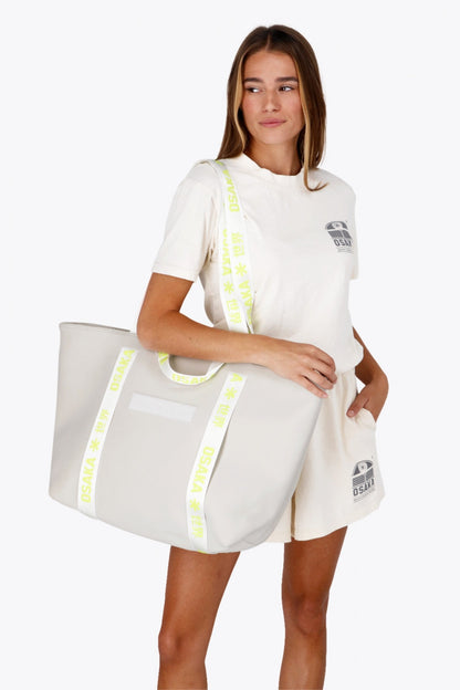 Osaka Neoprene Tote Bag | Light Grey