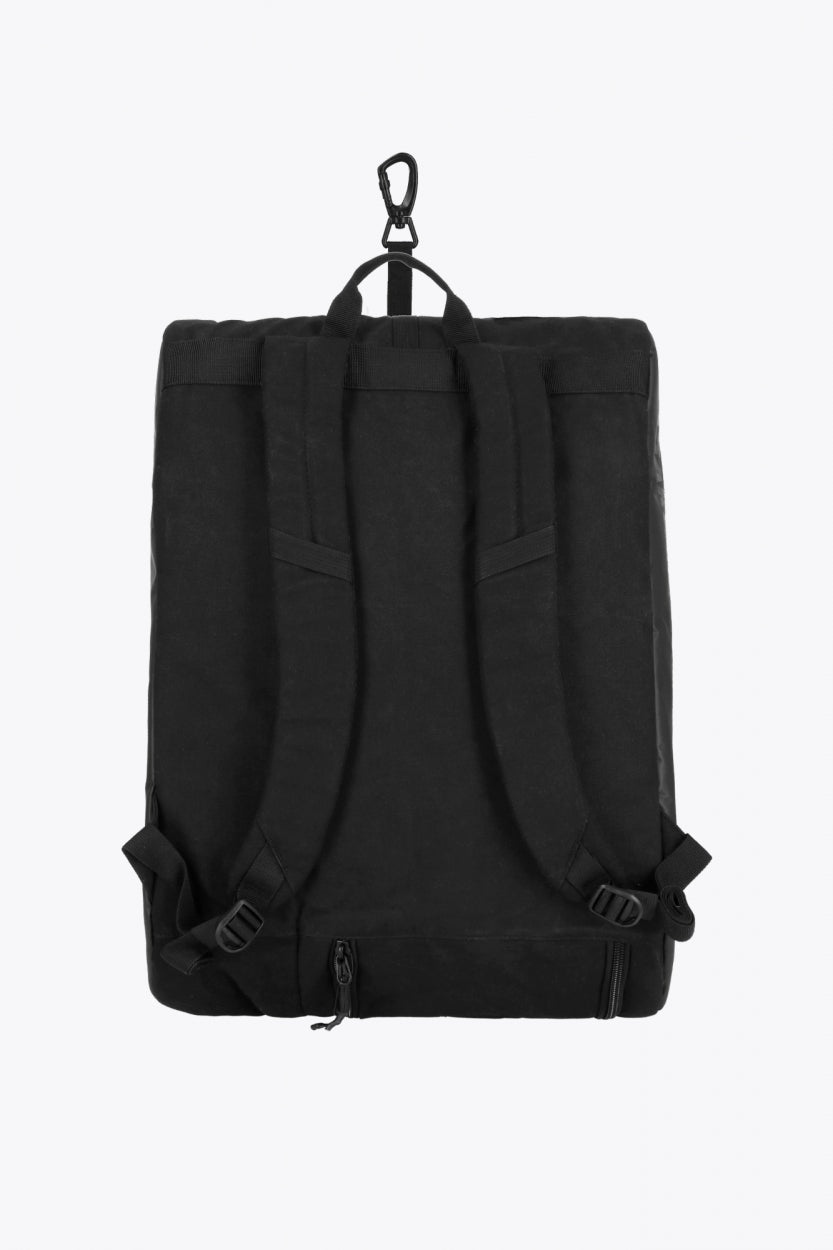 Pro Tour padel bag in black with logo in black. Back view