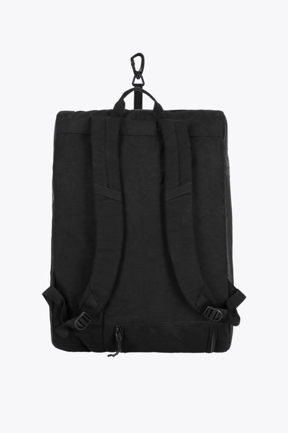 Pro Tour padel bag in black with logo in black. Back view