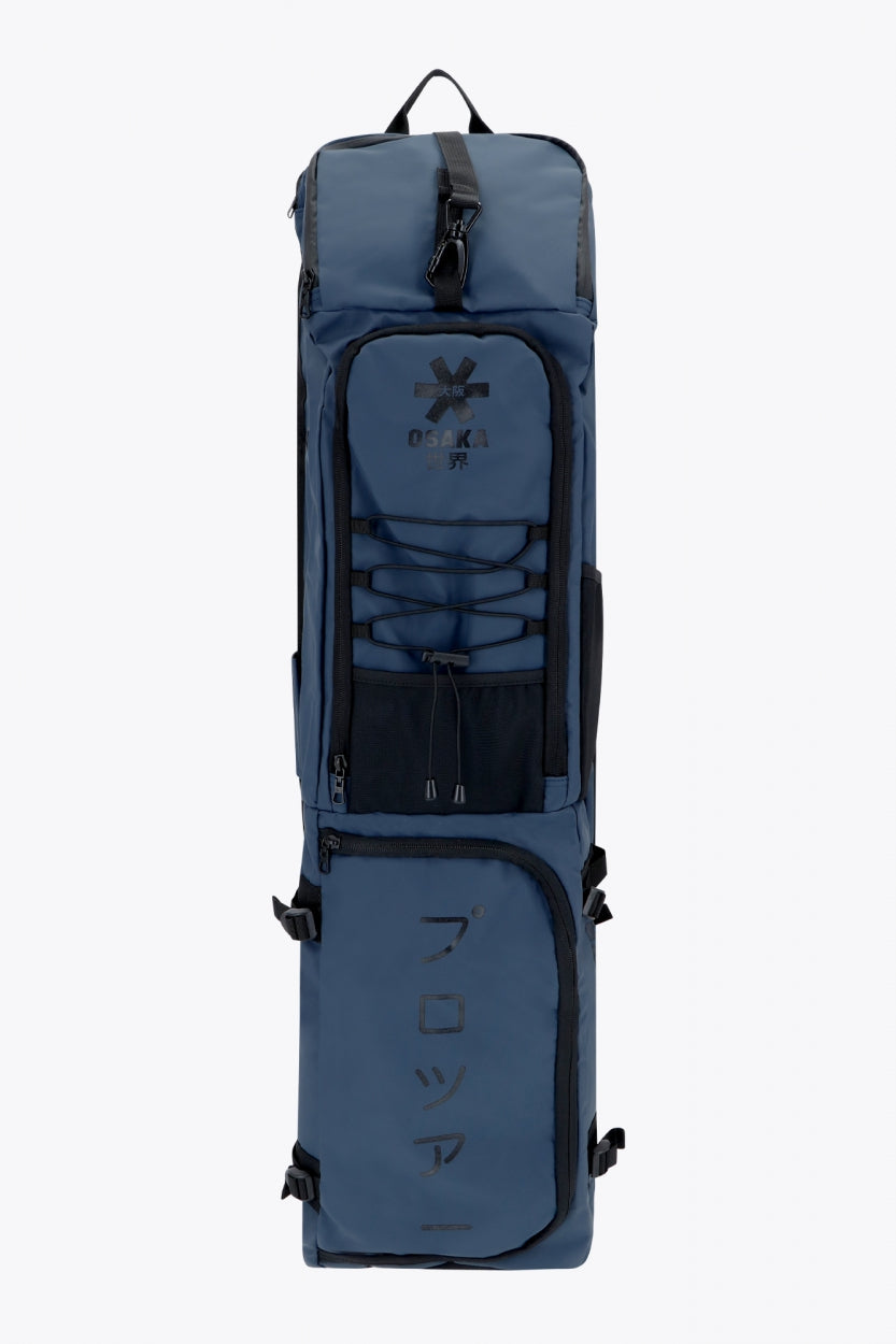 Osaka Hockey Stickbag Pro Tour large in Navy with logo in black. Front view
