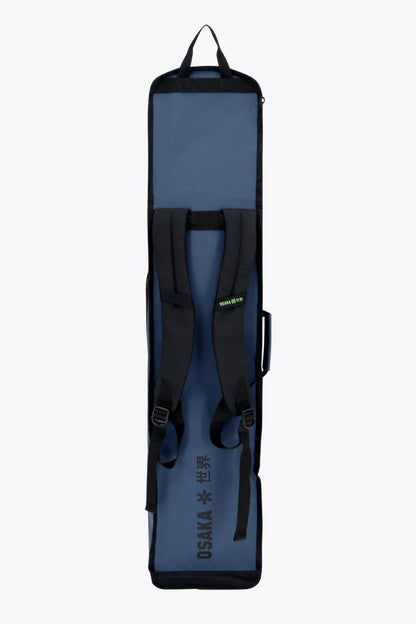 Osaka Hockey Stickbag Pro Tour Medium in Navy with logo in black. Back view