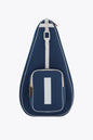 Osaka neoprene padel bag in navy with structure and logo in white. Front view