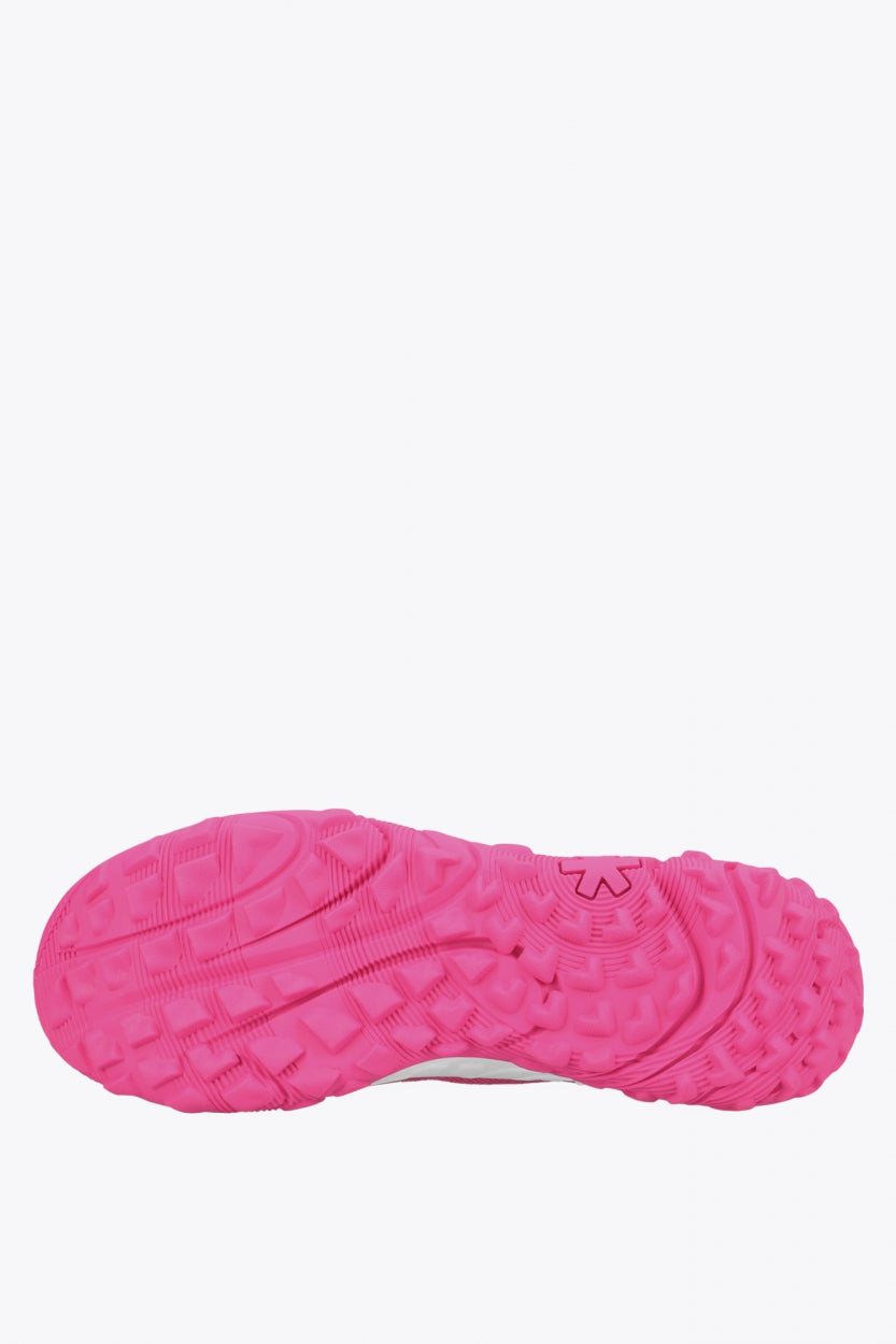 Osaka footwear Kai Mk1 in pink with logo. Sole view