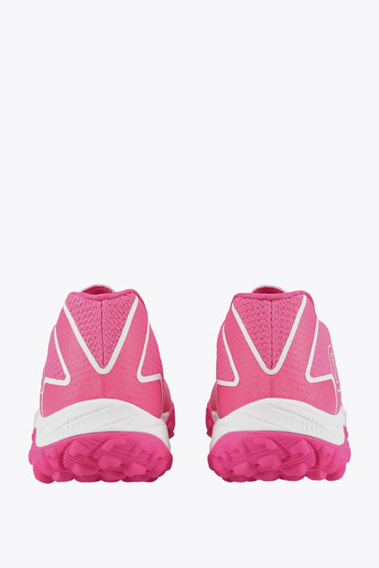 Osaka footwear Kai Mk1 in pink with logo. Back view