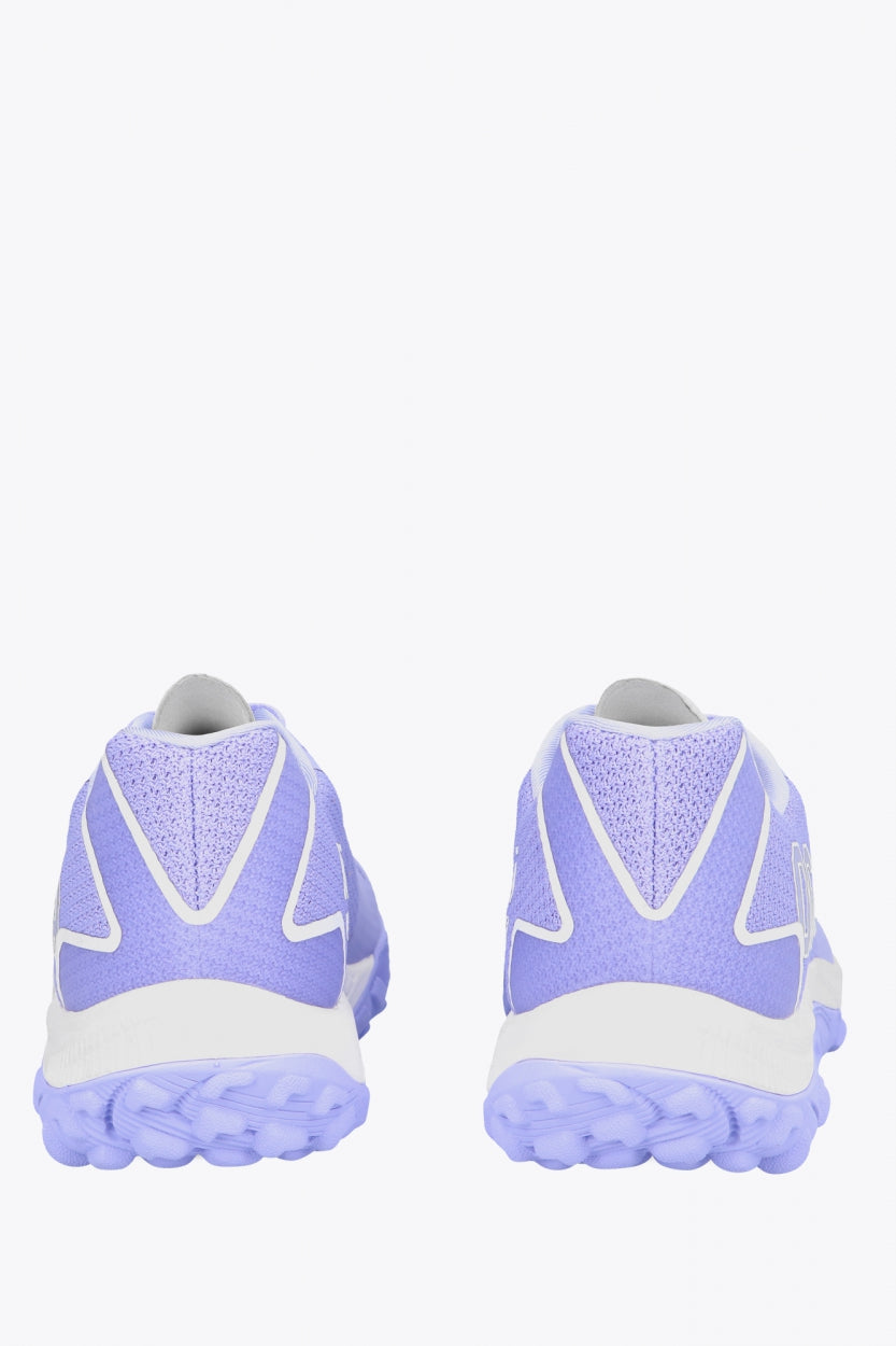 Osaka footwear Kai Mk1 in lilac with logo. Back view