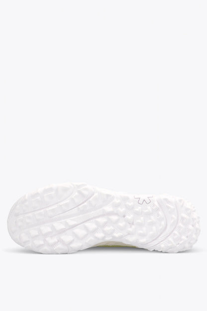 Osaka footwear Kai Mk1 in olive with logo in orange. Sole view