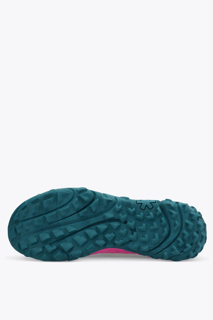 Osaka footwear Kai Mk1 in light grey, sky blue and pink with logo. Sole view