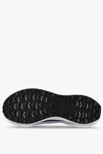 Osaka footwear Furo in blue and white with logo in white. Sole view