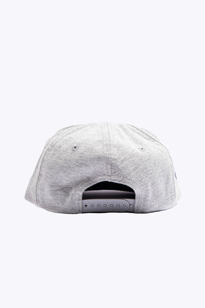 Osaka x Nexus cap in grey with Nexus logo in navy. Back view