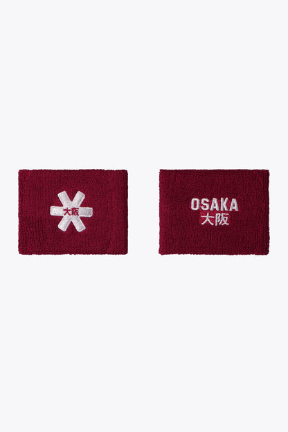 Osaka Sweatband Wrists | Cherry Lacquer