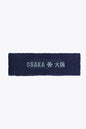 Osaka Sweatband Hair | Navy Peony