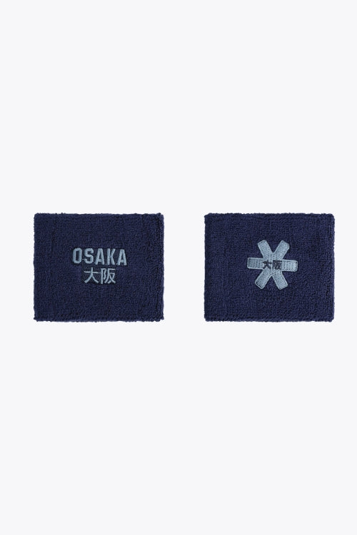 Osaka Sweatband Wrist | Navy Peony