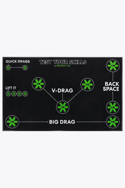 Osaka field hockey skill carpet. From above view