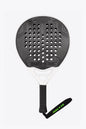 Osaka pro tour LTD padel racket white and black. Front view