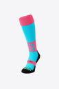 Osaka Field Hockey Socks aqua pink mix. Front view