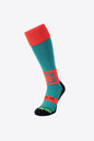Osaka Field Hockey Socks in Jade fire mix with Osaka logo in green. Front view