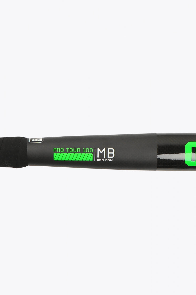 Osaka Field Hockey Stick Pro Tour 100 2.0 - Mid Bow | Iconic Black