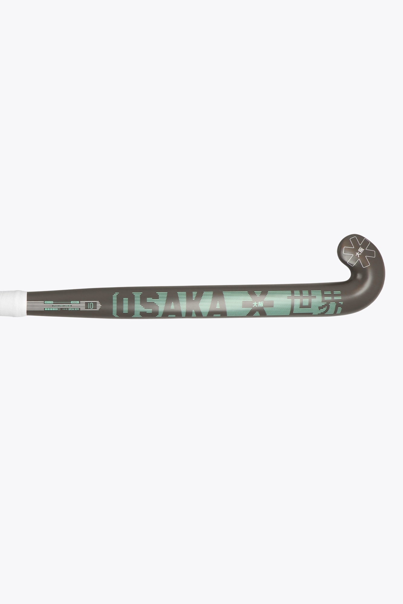 Osaka Field Hockey Stick Vision 10 - Grow Bow | Cool Grey