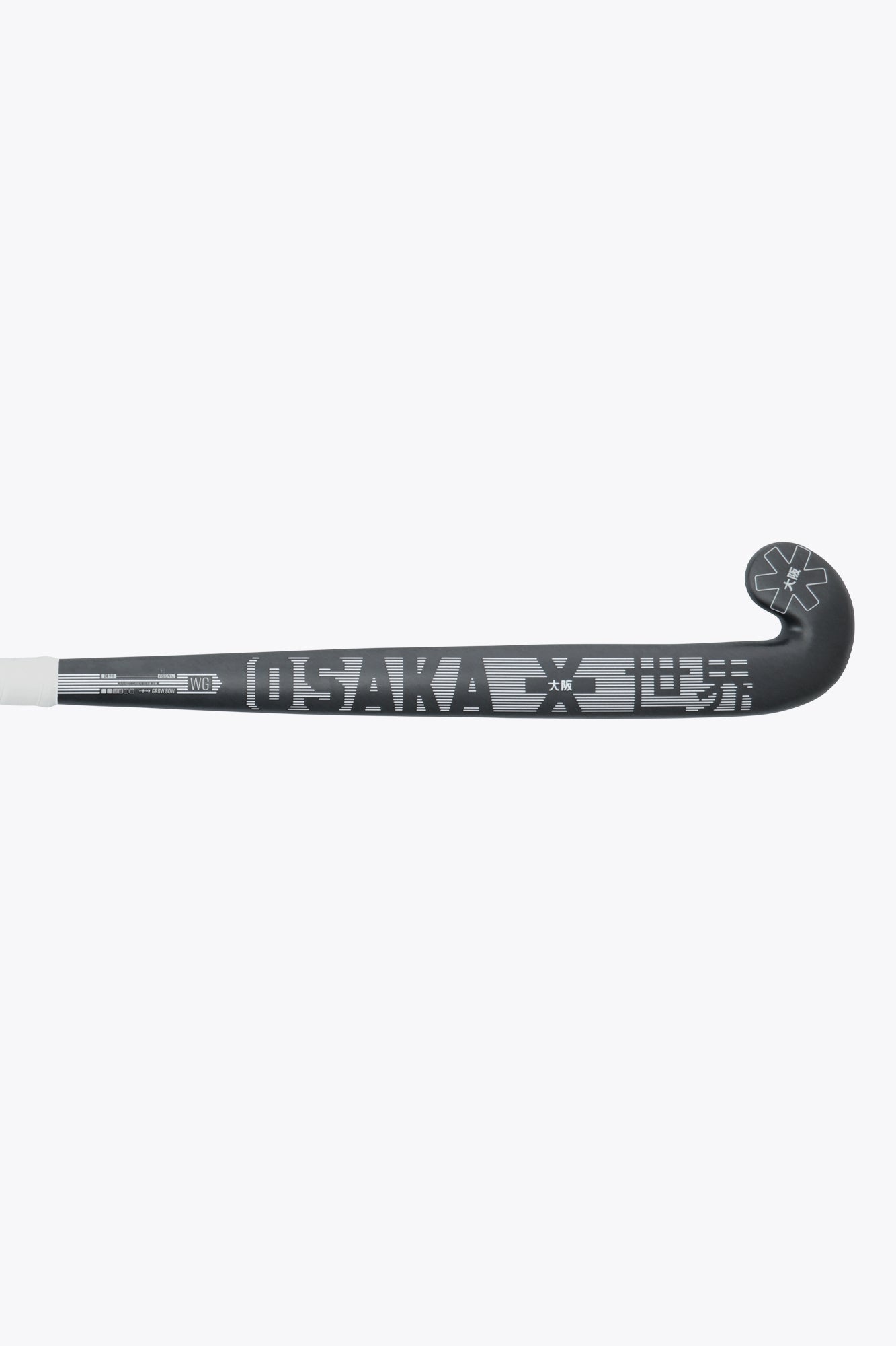 Osaka Field Hockey Stick Vision WG - Grow Bow | Grey-White